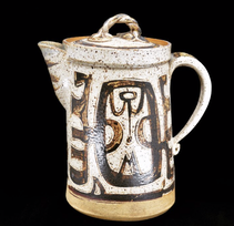 zelko Kujundzic art pottery teapot